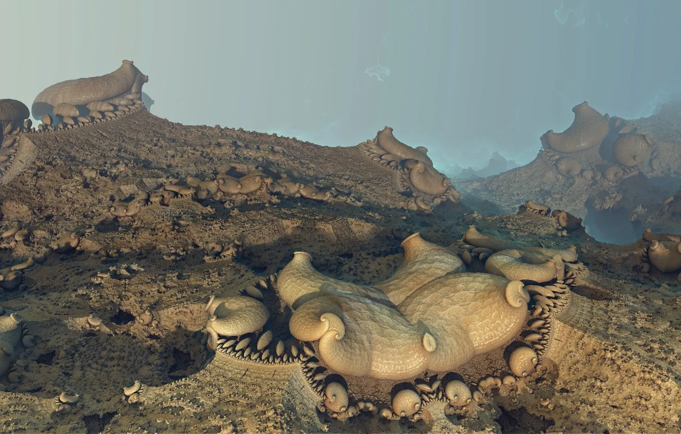 Photo wallpaper abstraction, background, fiction, form, Fractal