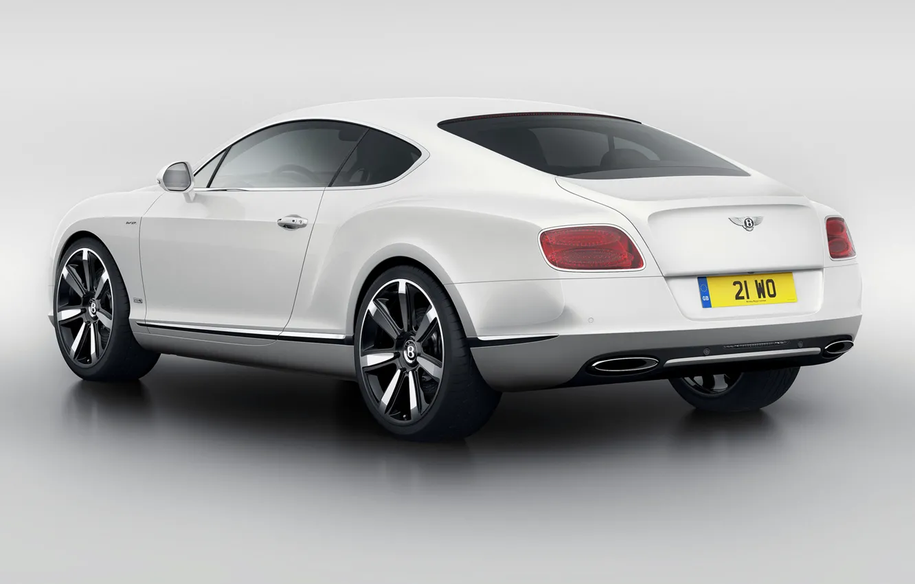 Photo wallpaper Auto, Bentley, Continental, White, The Mans, Machine, Coupe