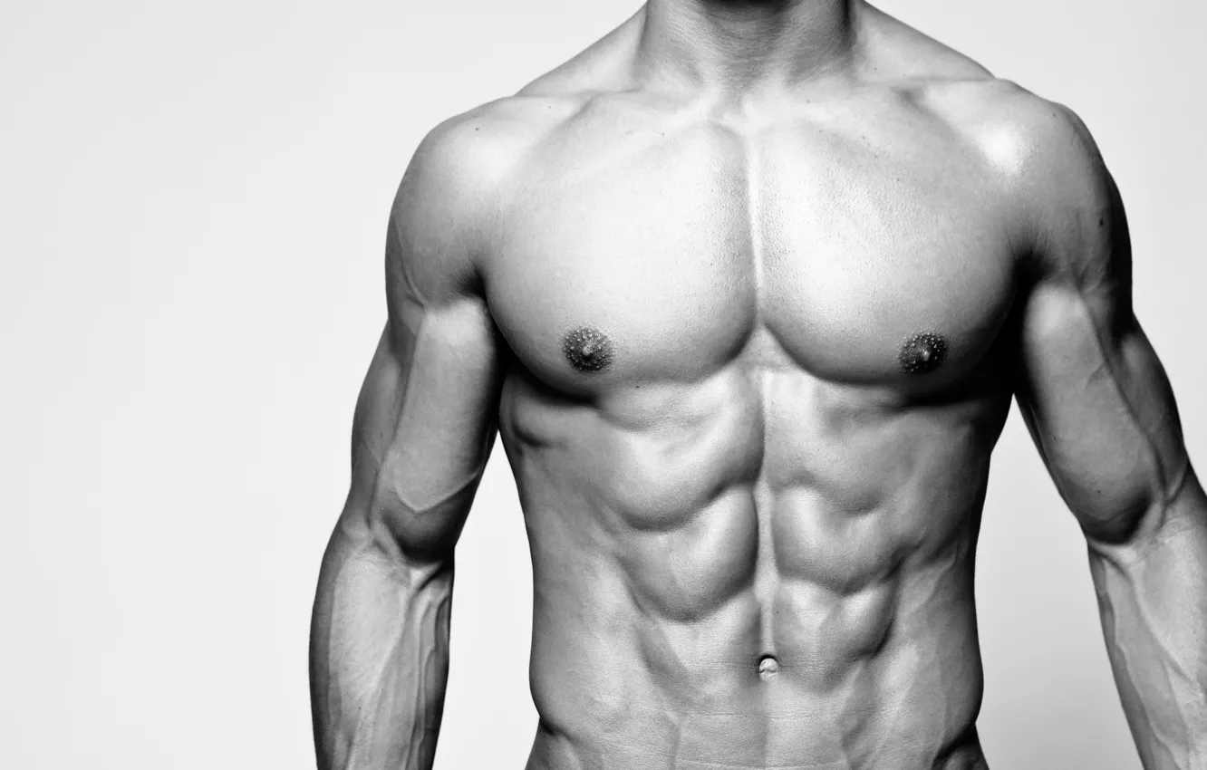 Photo wallpaper man, body, bodybuilding