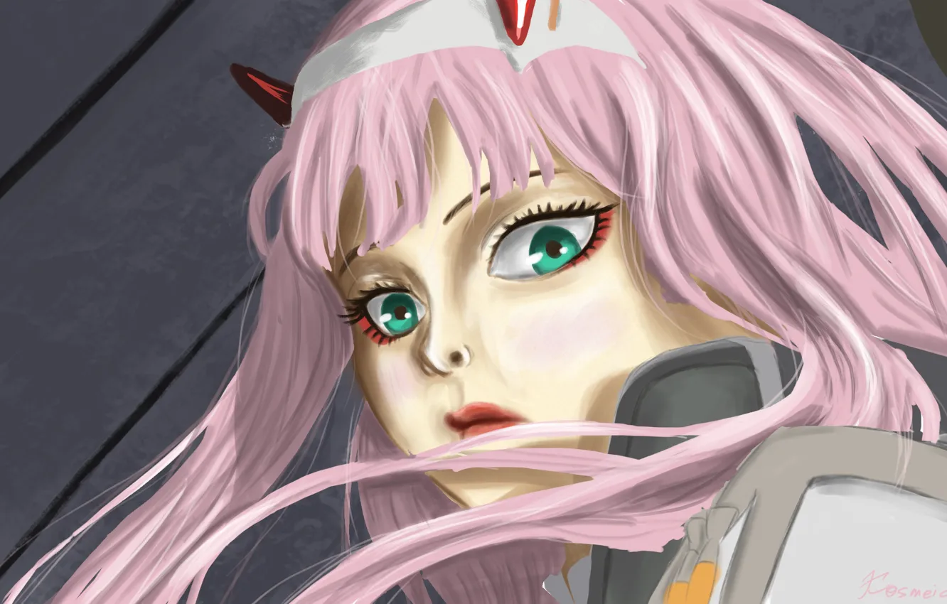 Photo wallpaper mecha, anime, manga, oriental, japonese, Darling In The Frankxx