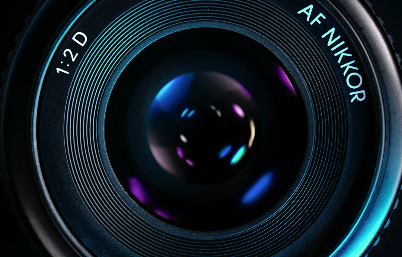 Photo wallpaper lens, optics, nikkor, Optical system