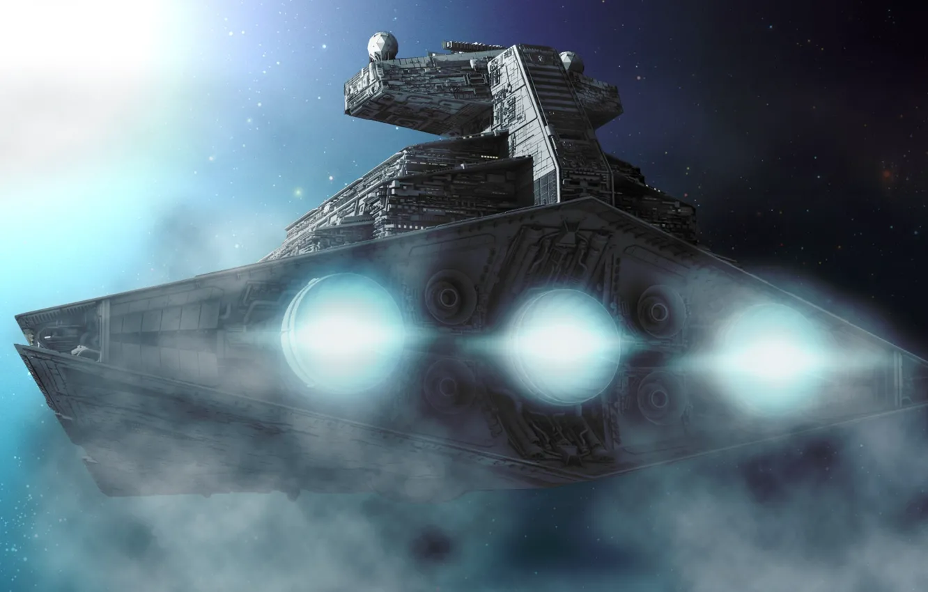 Photo wallpaper space, Star Wars, star wars, Destroyer, an Imperial cruiser