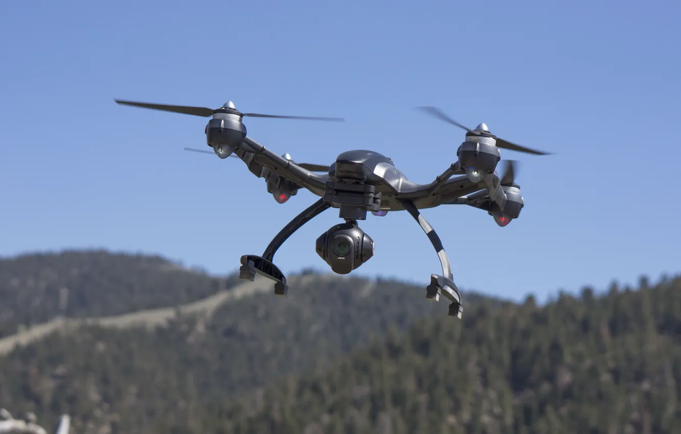 Photo wallpaper technology, drone, montain, high technology, quadcopter, high tec, yunee typhoon q500, yunee typhoon