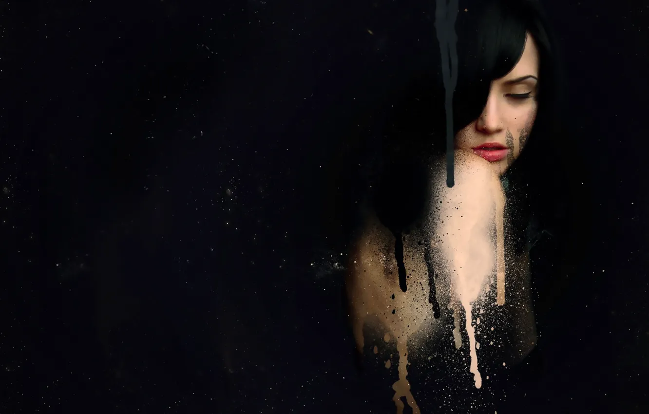 Photo wallpaper Supernatural, surnatural, french photographer, Adrien Donot, easier mascara flowed