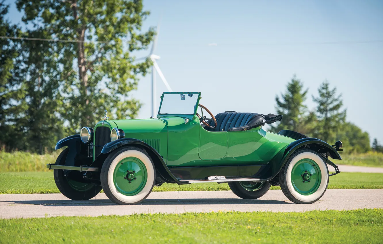 Photo wallpaper Roadster, Retro, Green, Convertible, Dodge, Car, 1925, Metallic