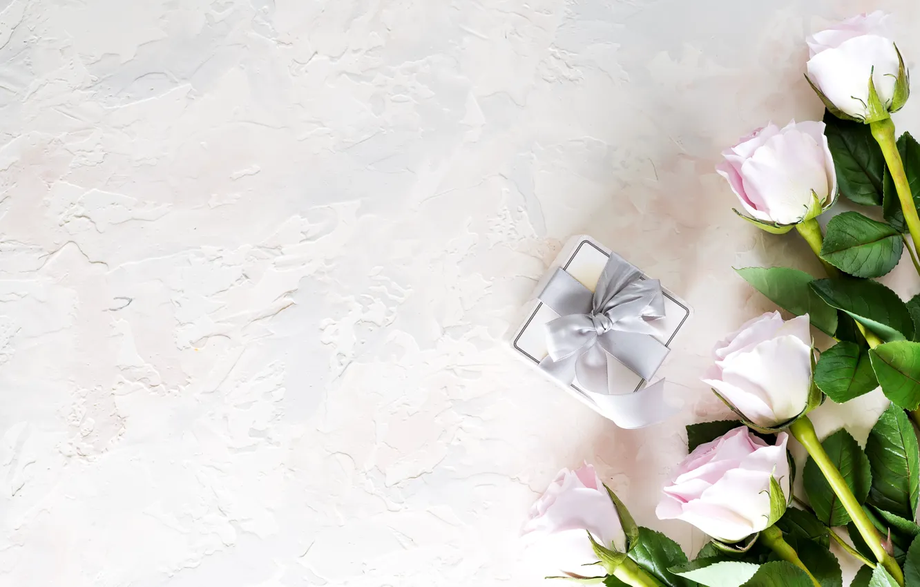 Photo wallpaper background, birthday, gift, roses, Myfoodie