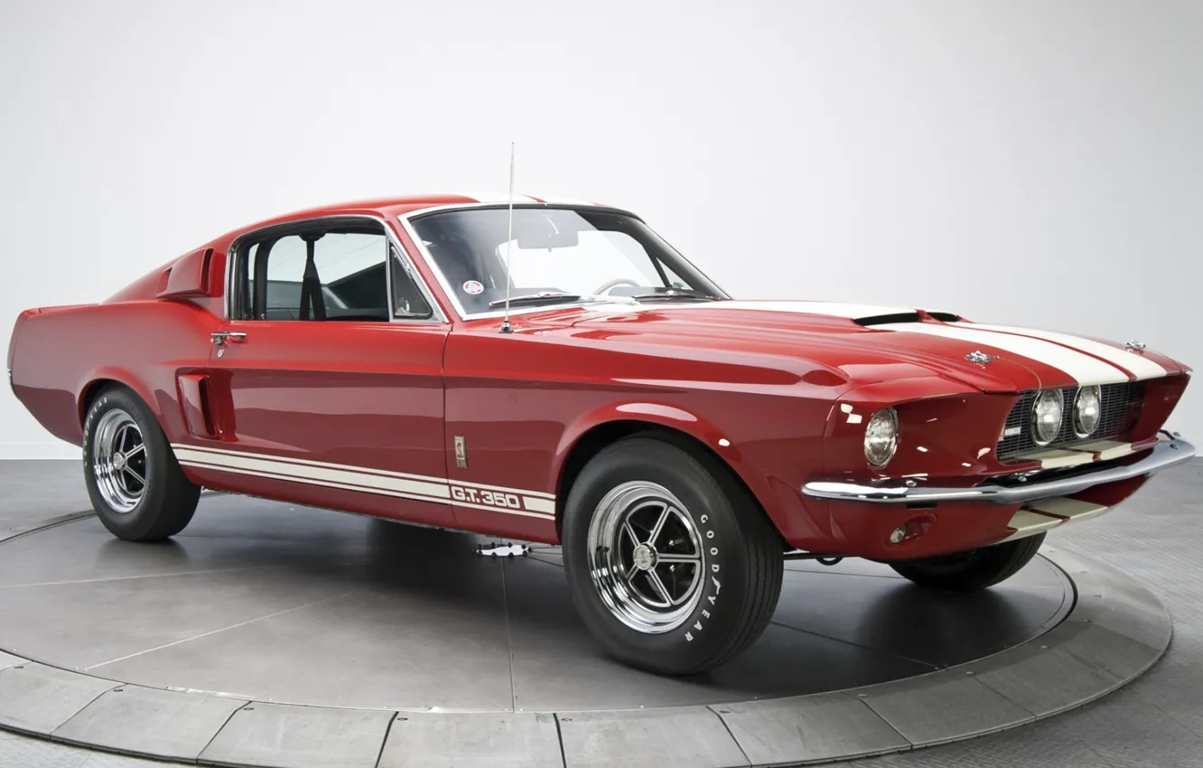 Photo wallpaper Mustang, Ford, Shelby, Ford, Mustang, 1967, the front, Muscle car