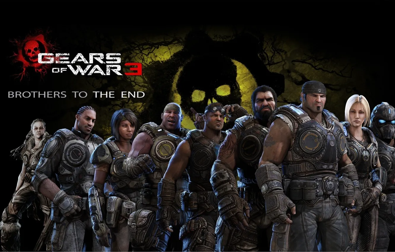 Photo wallpaper Microsoft, sake, gun, pistol, soldier, Gears of War, weapon, woman