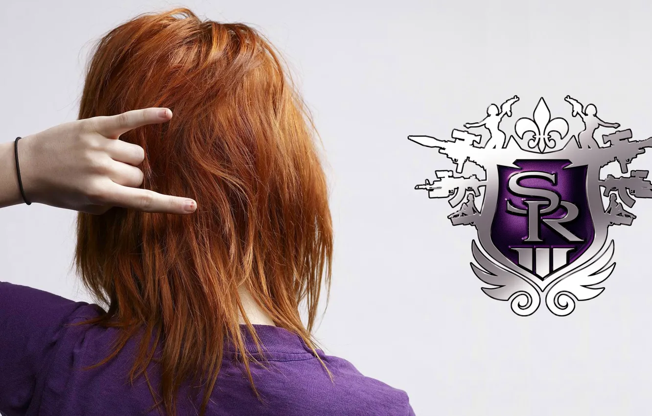 Photo wallpaper Hayley Williams, violet, Saints Row: The Third, Saints Row, Red hair