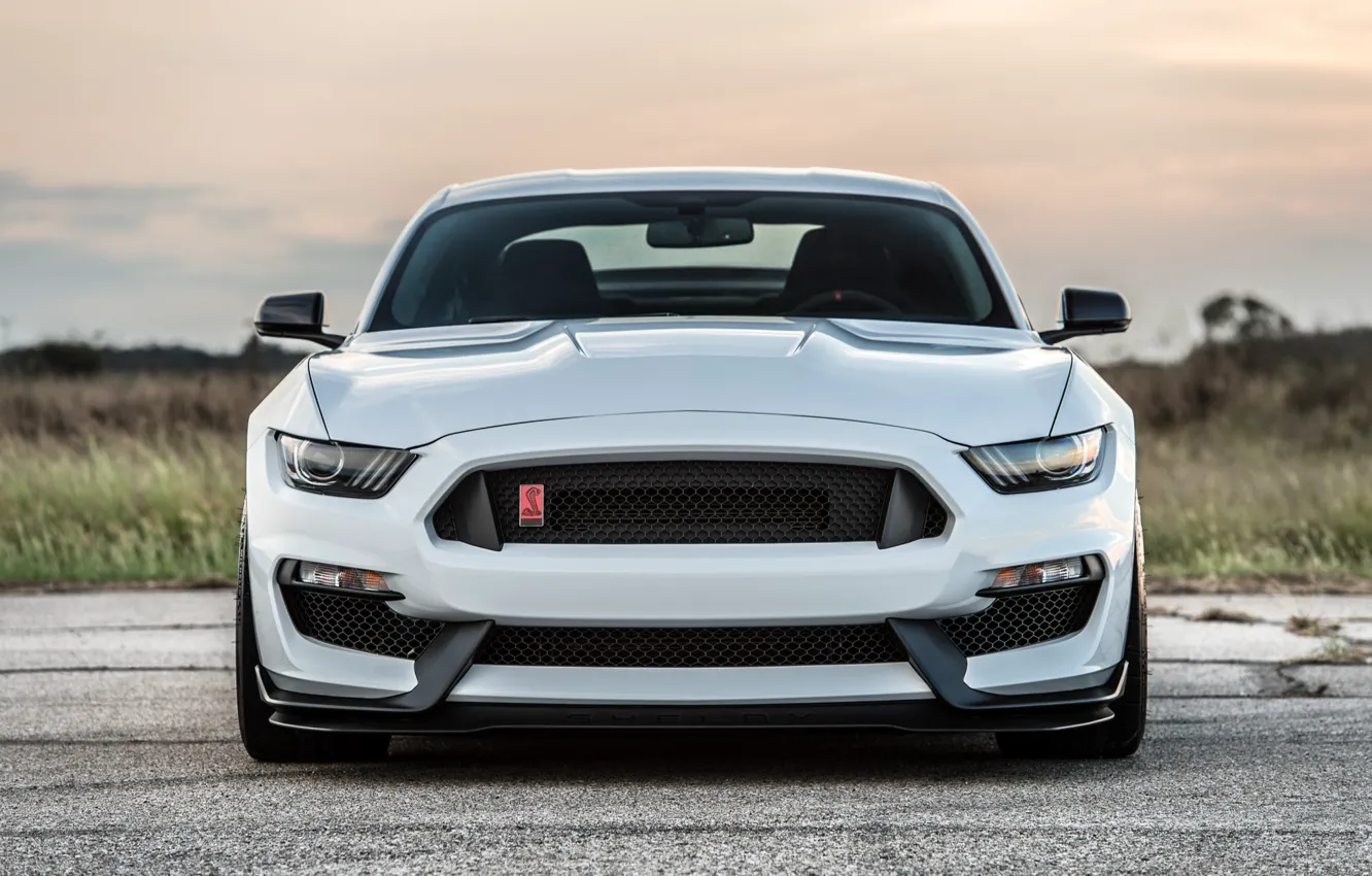 Photo wallpaper Shelby, front, Hennessey, GT350R, Hennessey Shelby GT350R