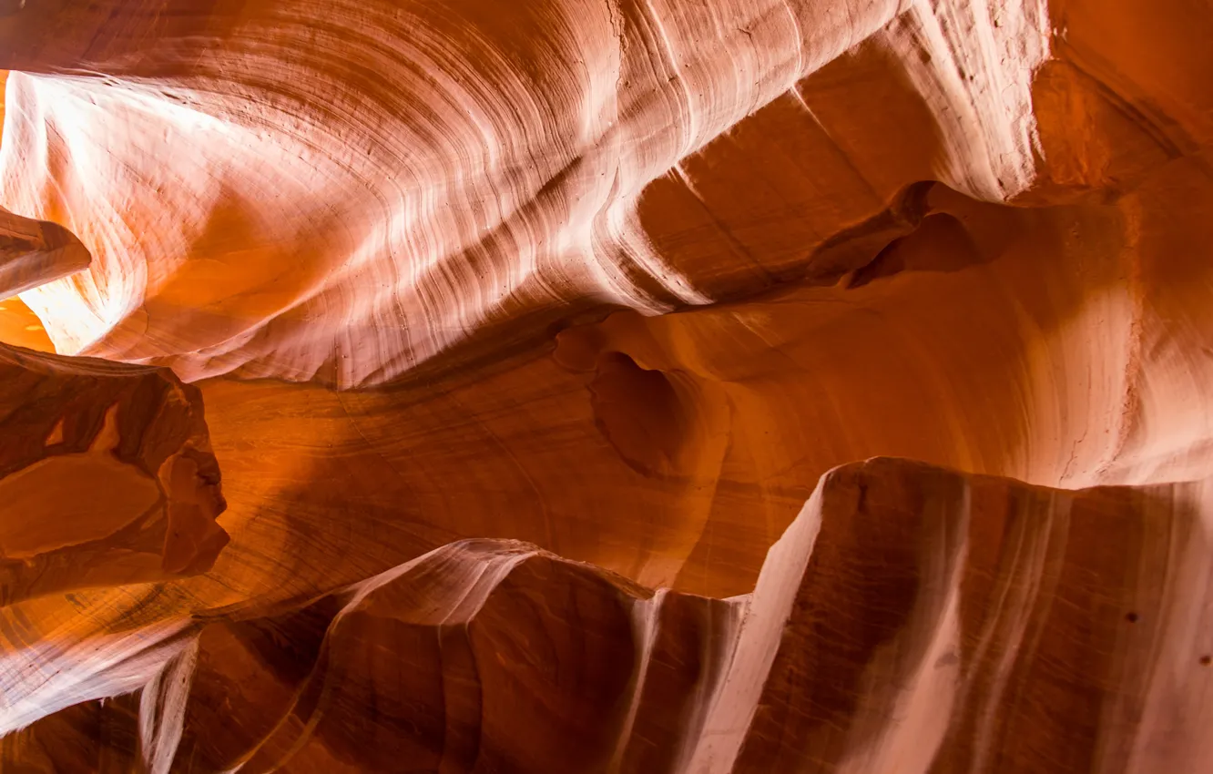 Photo wallpaper America, relief, canyon, AZ, USA, antelope canyon