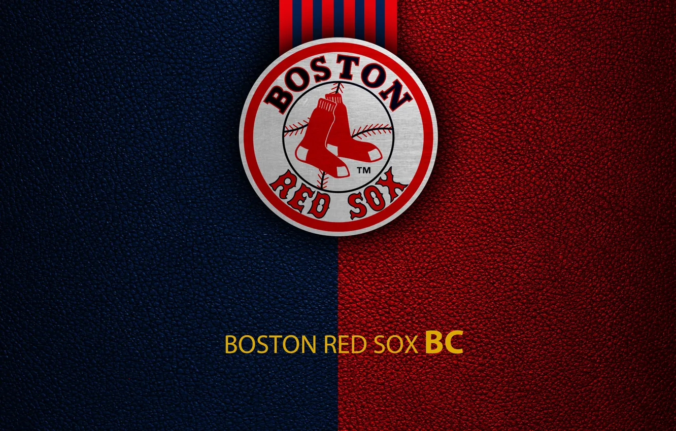 Photo wallpaper wallpaper, sport, logo, baseball, Boston Red Sox