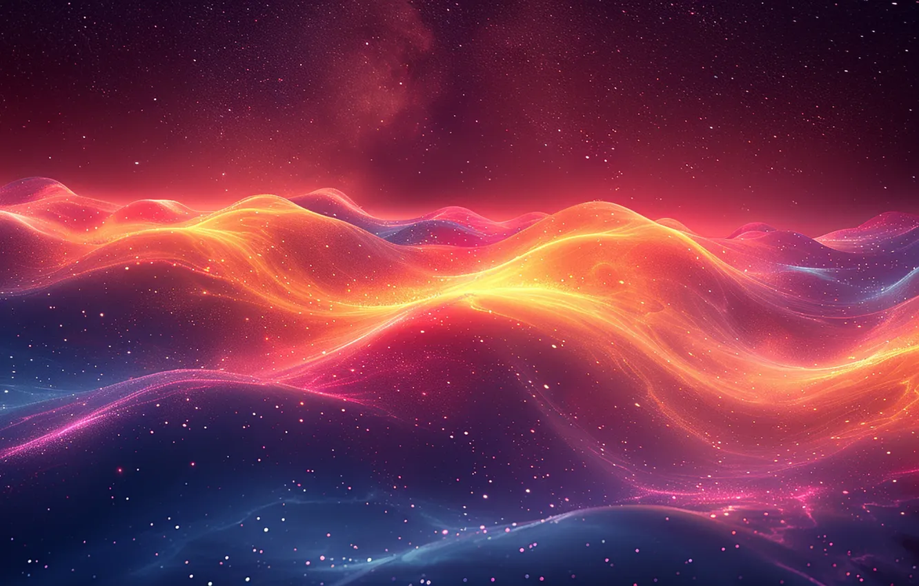 Photo wallpaper colorful, universe, Mystery