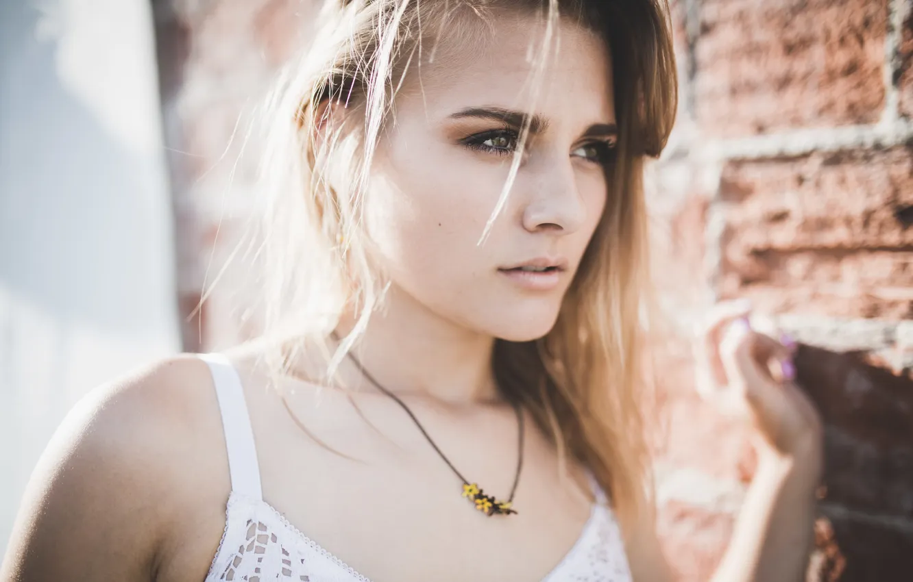 Photo wallpaper girl, face, portrait