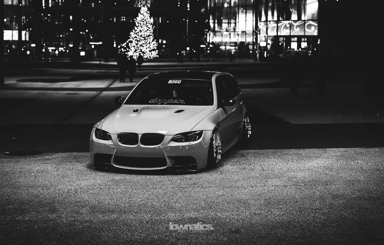 Photo wallpaper BMW, E91, bbs. dapper