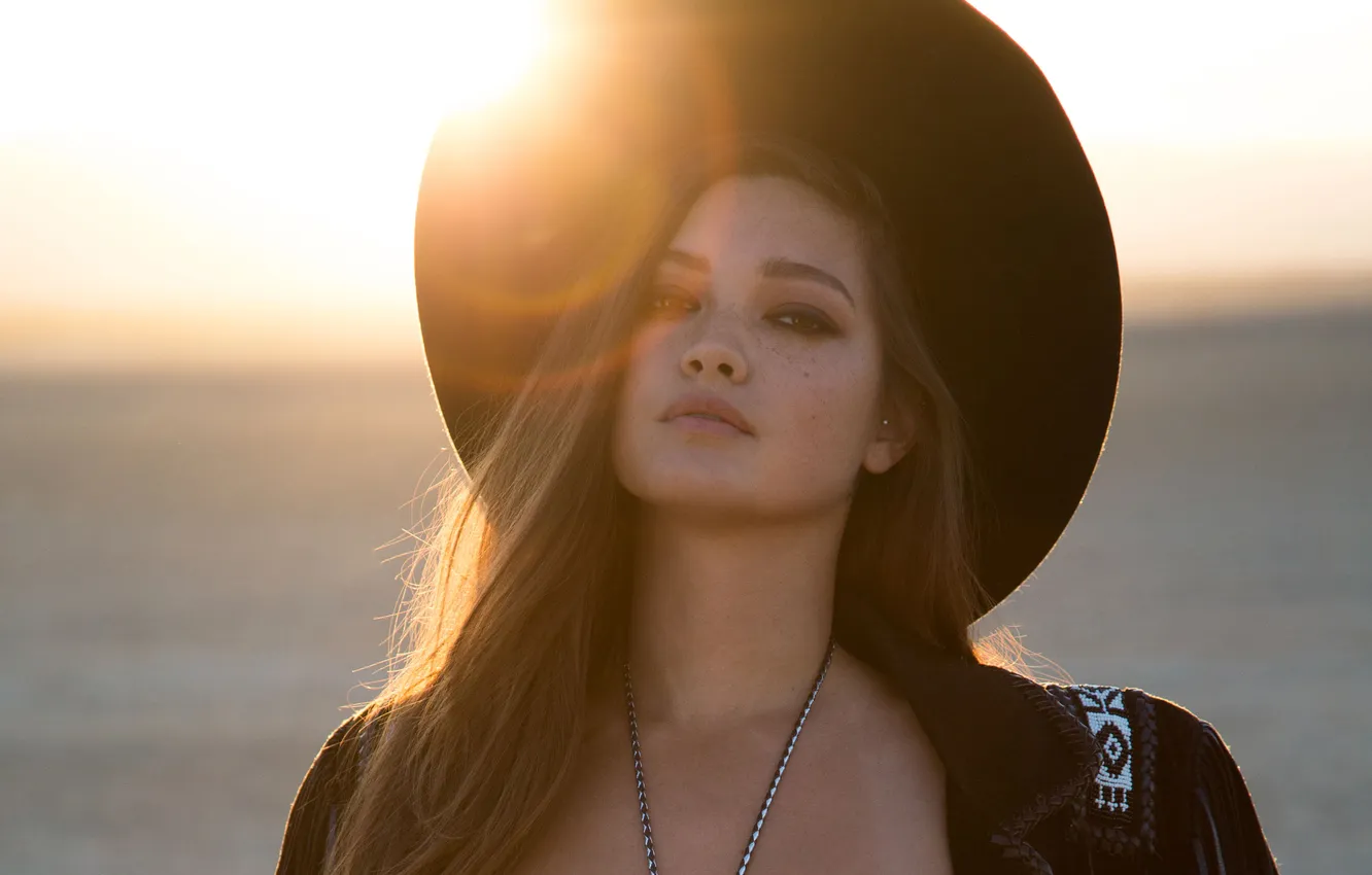 Photo wallpaper girl, model, beauty, a ray of sunshine, chelsie aryn