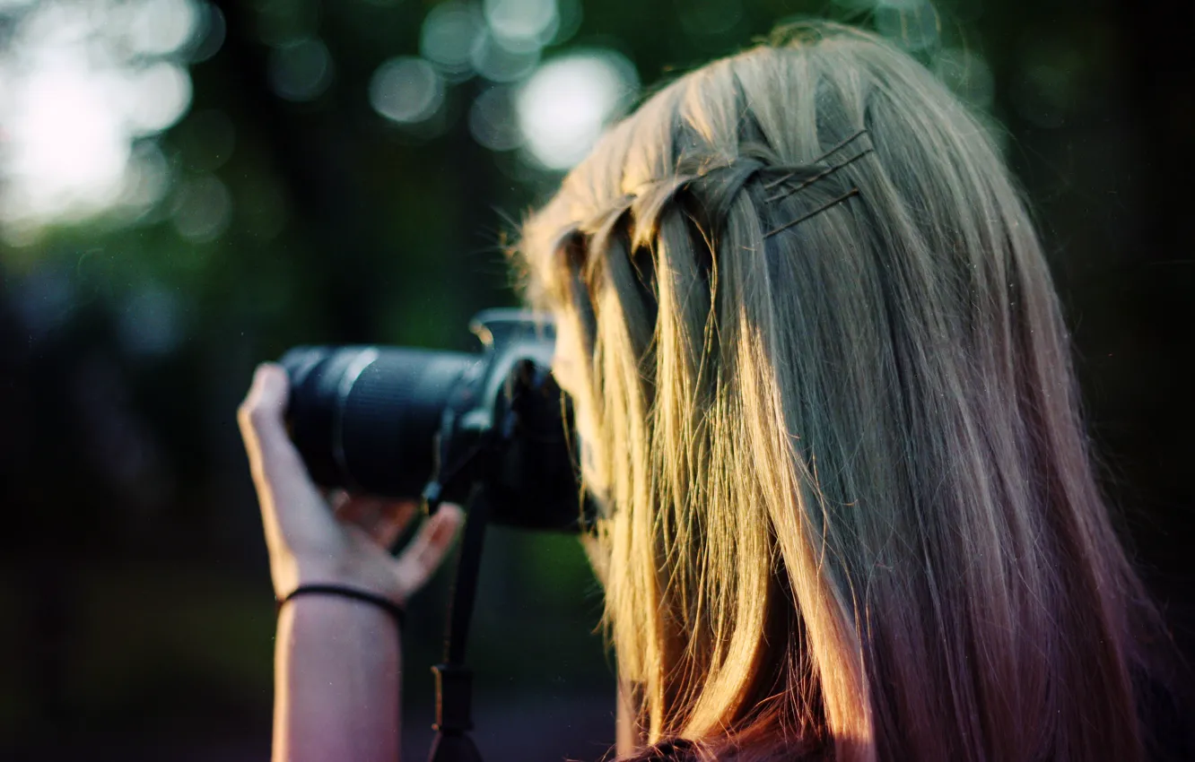 Photo wallpaper girl, nature, background, mood, Wallpaper, hairstyle, blonde, wallpapers