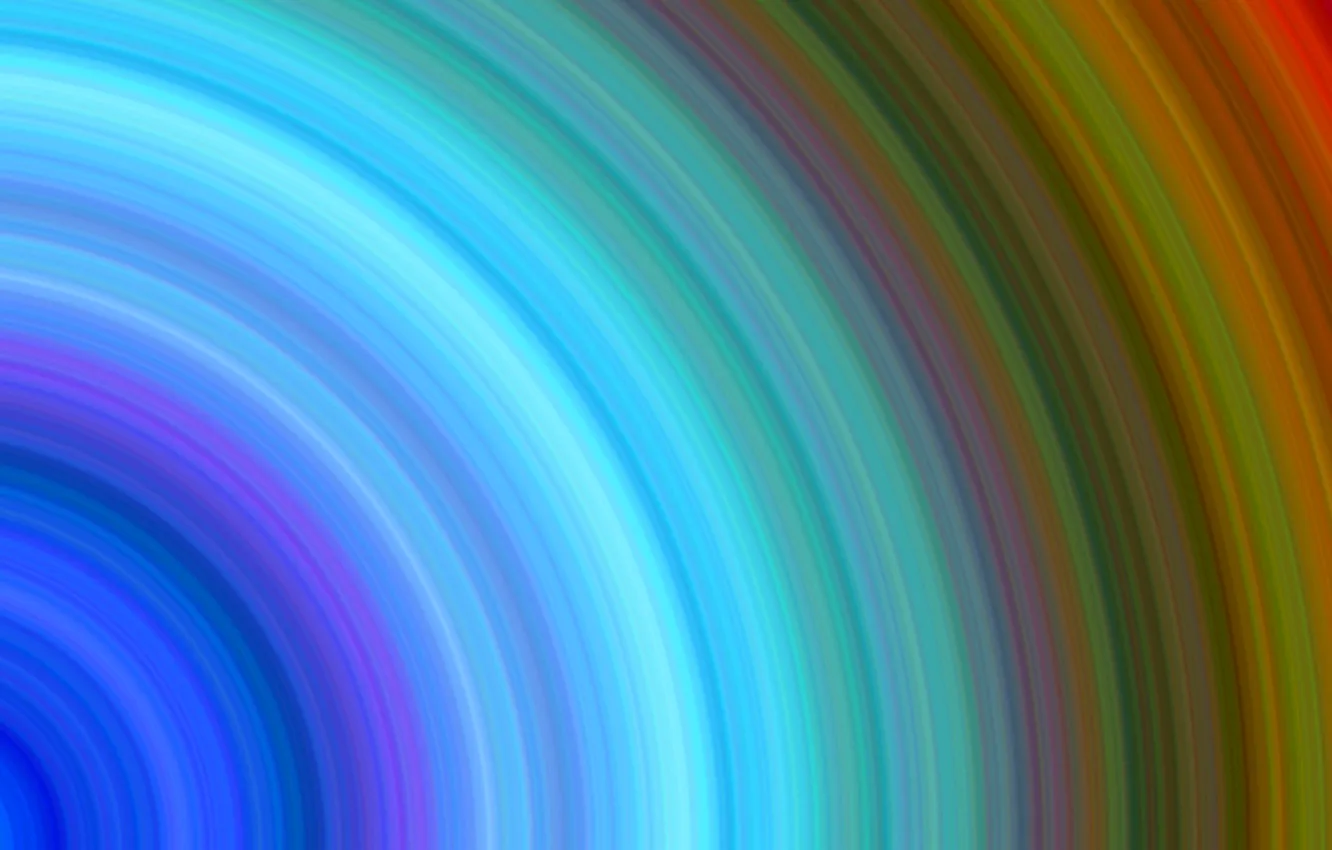 Photo wallpaper light, fog, color, rainbow, ring