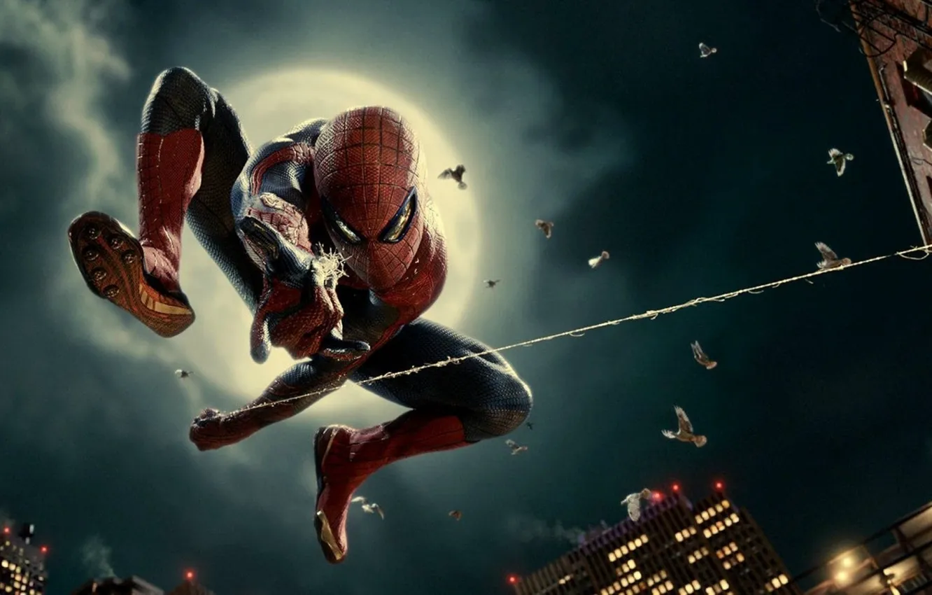 Photo wallpaper Sony, The Amazing Spider-Man, New spider-Man, Superhero, Columbia Pictures