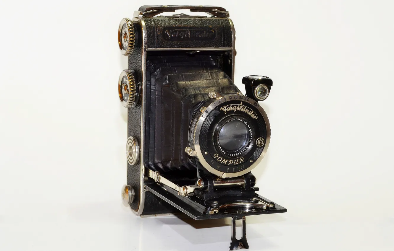 Photo wallpaper camera, the camera, lens, 1933, Voigtlander Inos II