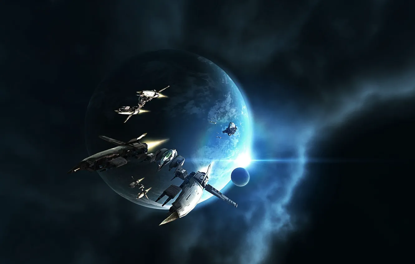 Photo wallpaper the game, ship, EVE