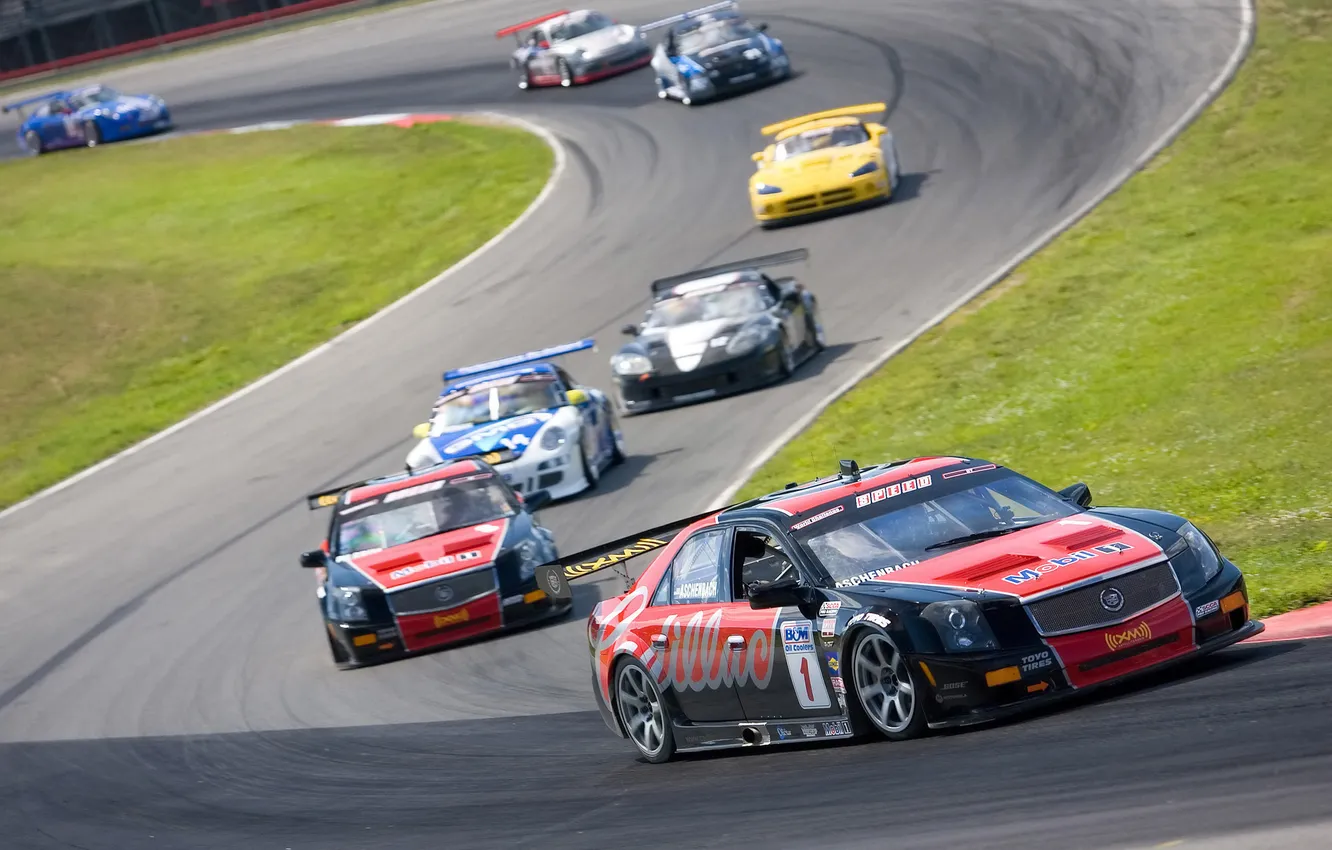 Photo wallpaper Cadillac, CTS-V, Racing, 2007, a few