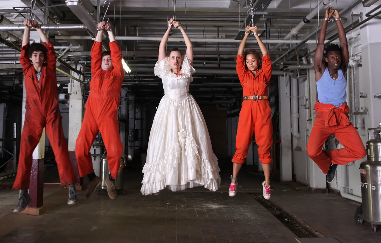 Photo wallpaper misfits, scum, Kelly, Curtis, Alicia, Simon, Nathan