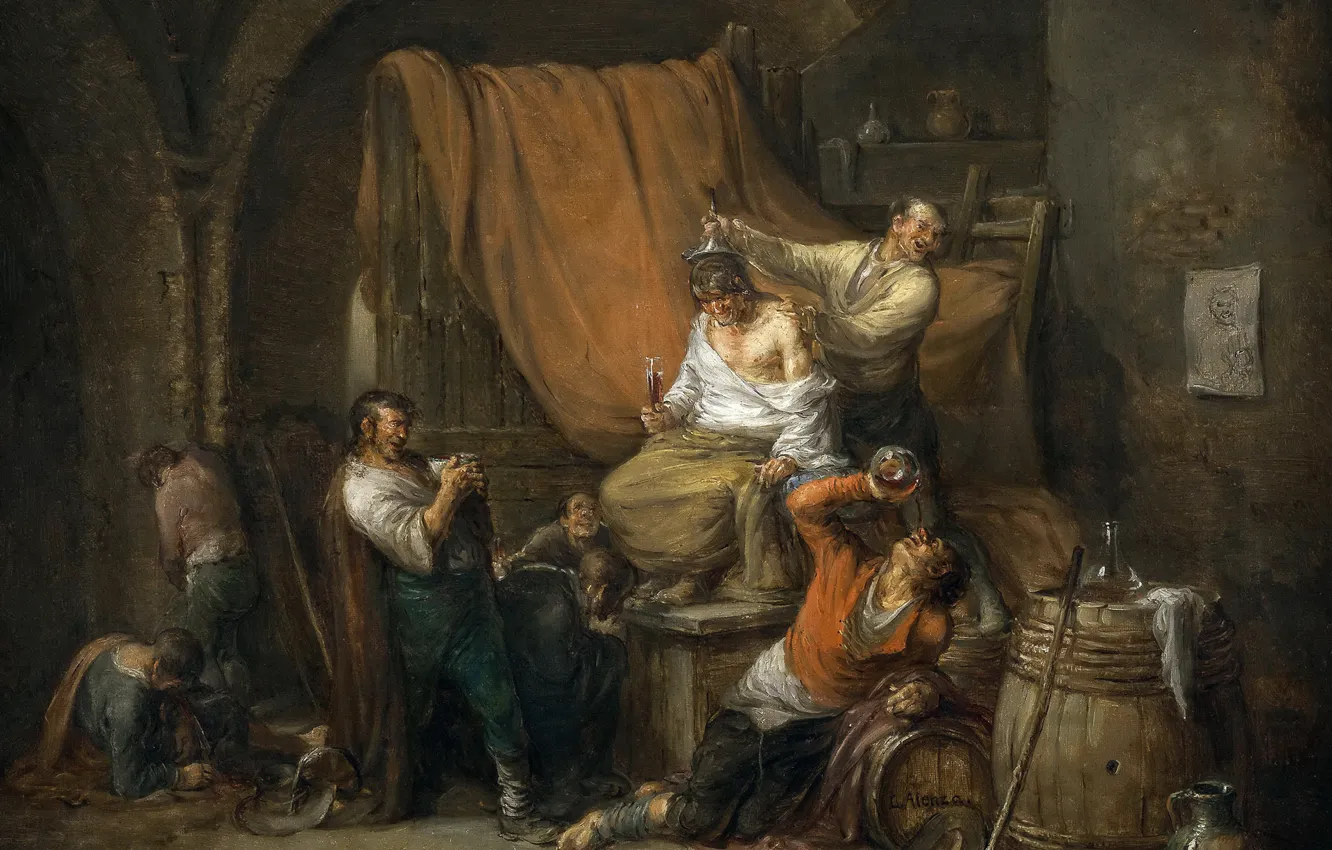 Photo wallpaper picture, genre, Leonardo Of Alensa, The Triumph Of Bacchus