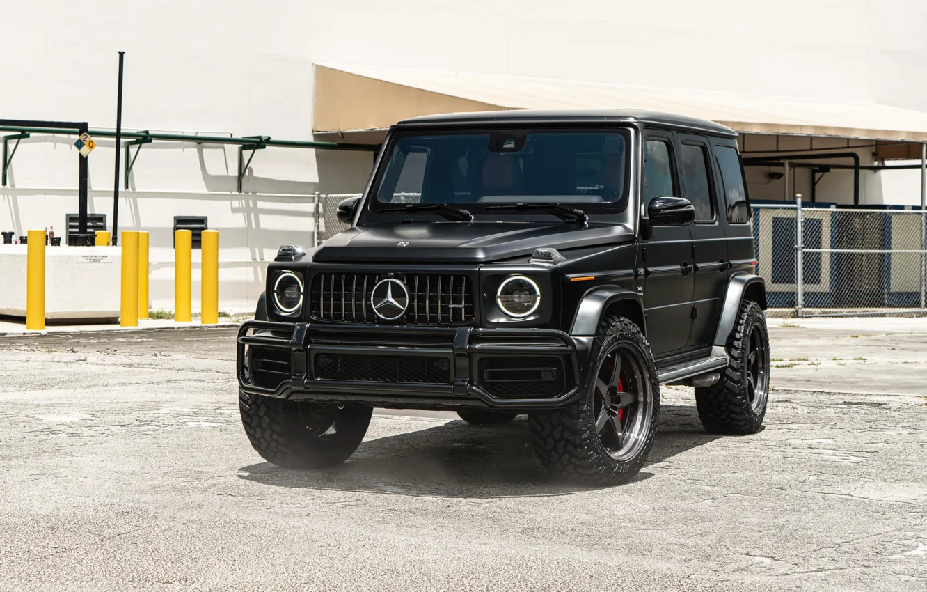 Photo wallpaper Mercedes-Benz, Mercedes, black, G Class