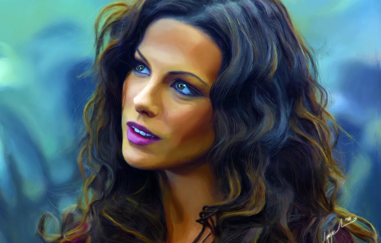 Photo wallpaper actress, art, beauty, Kate Beckinsale, wonderful