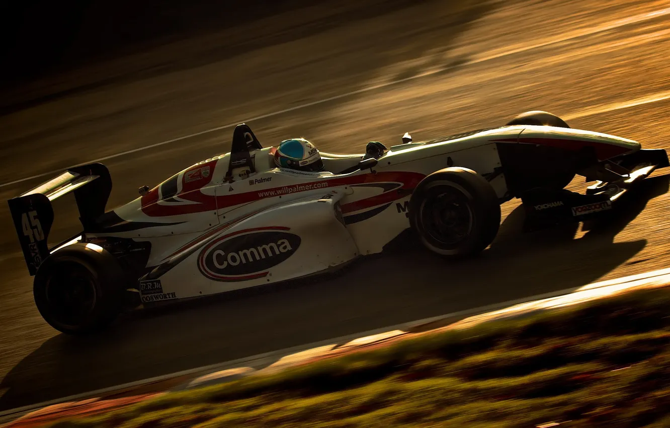 Photo wallpaper Night, Will Palmer, Formula4