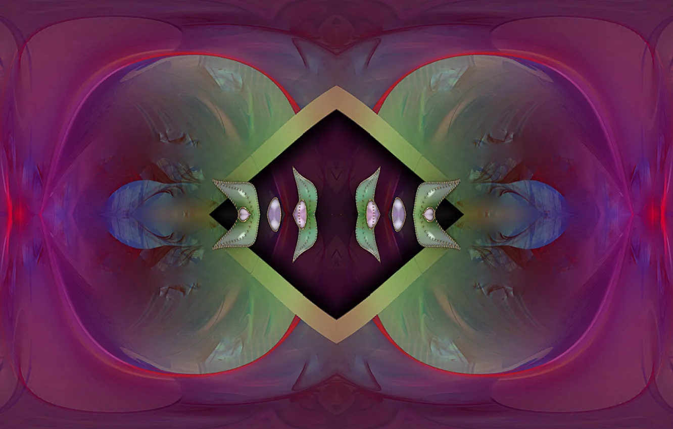 Photo wallpaper pattern, figure, symmetry