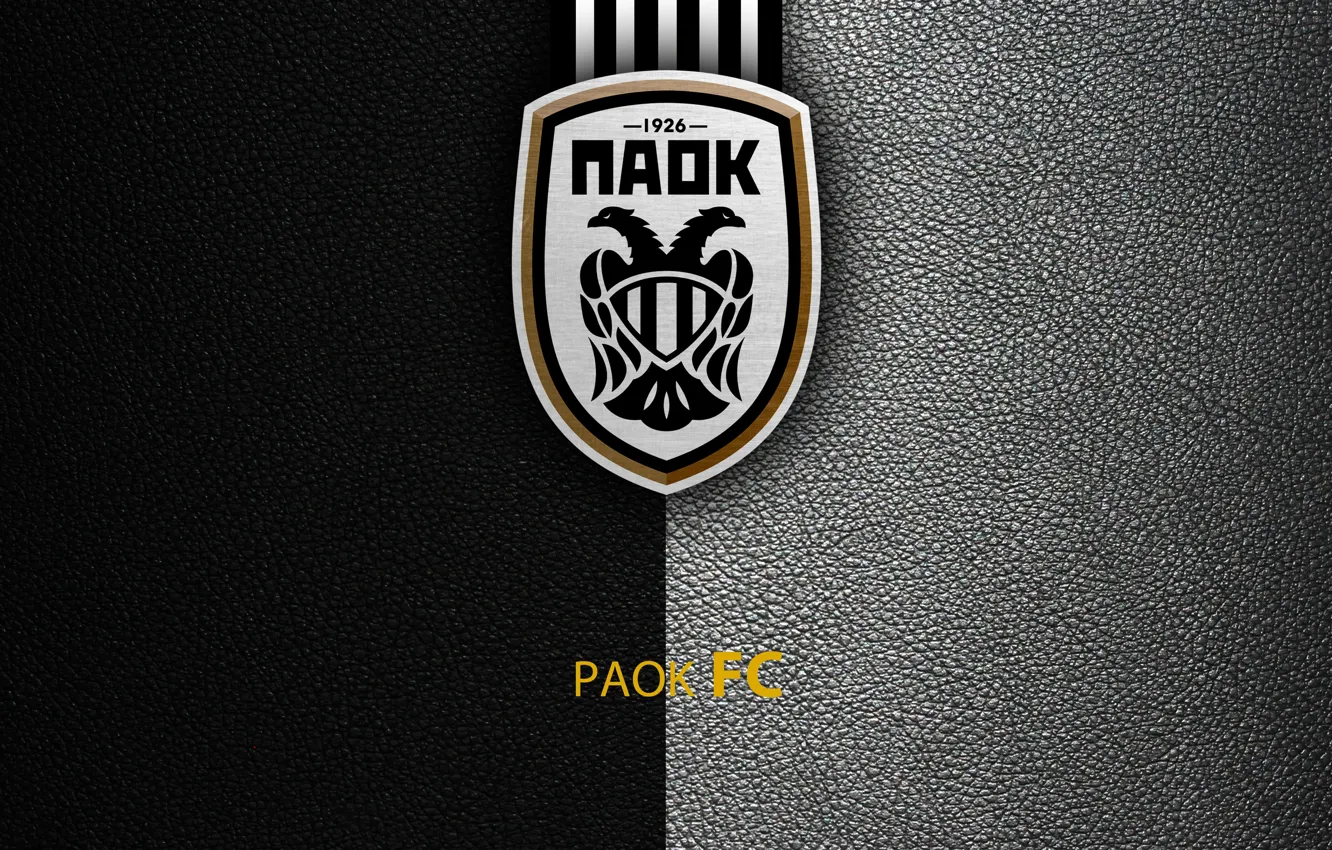 Photo wallpaper wallpaper, sport, logo, football, Greek Super League, PAOK