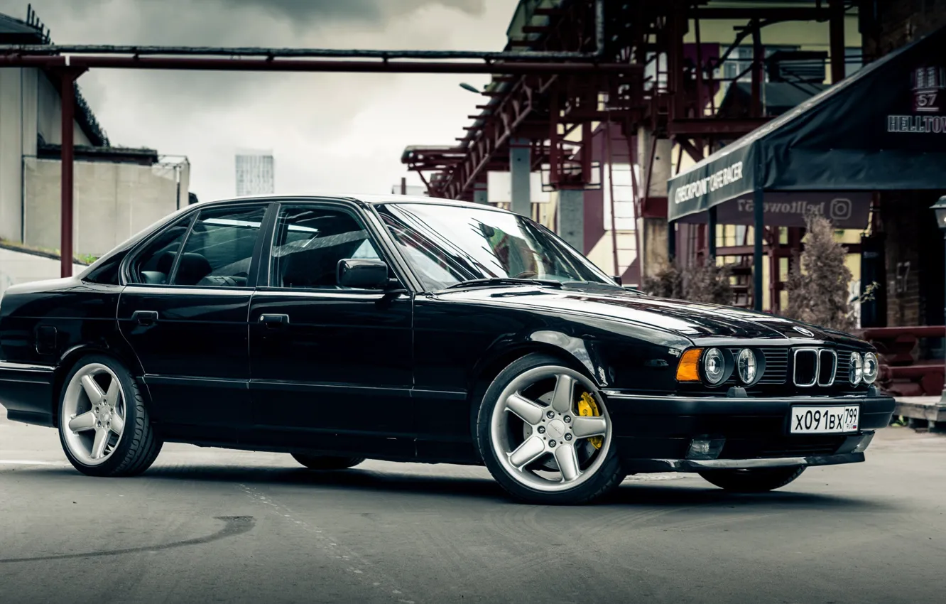 Photo wallpaper BMW, E34, ac schnitzer, 525