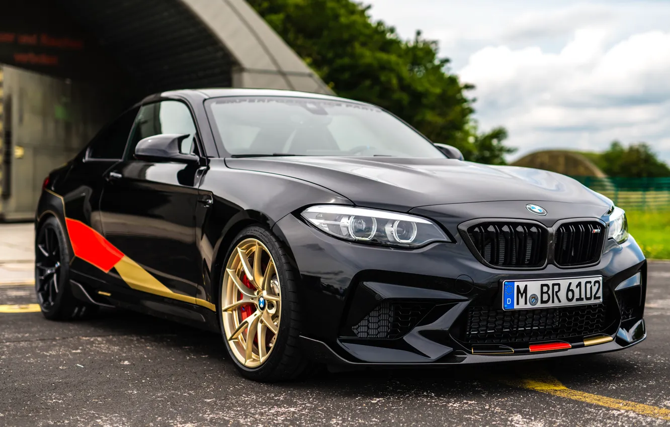 Photo wallpaper BMW, 2018, Competition, M Performance, F87, BMW M2, M Performance Accessories