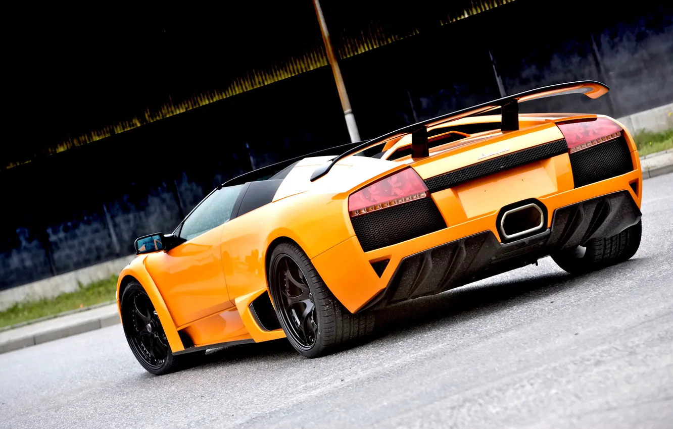 Photo wallpaper machine, auto, lamborghini