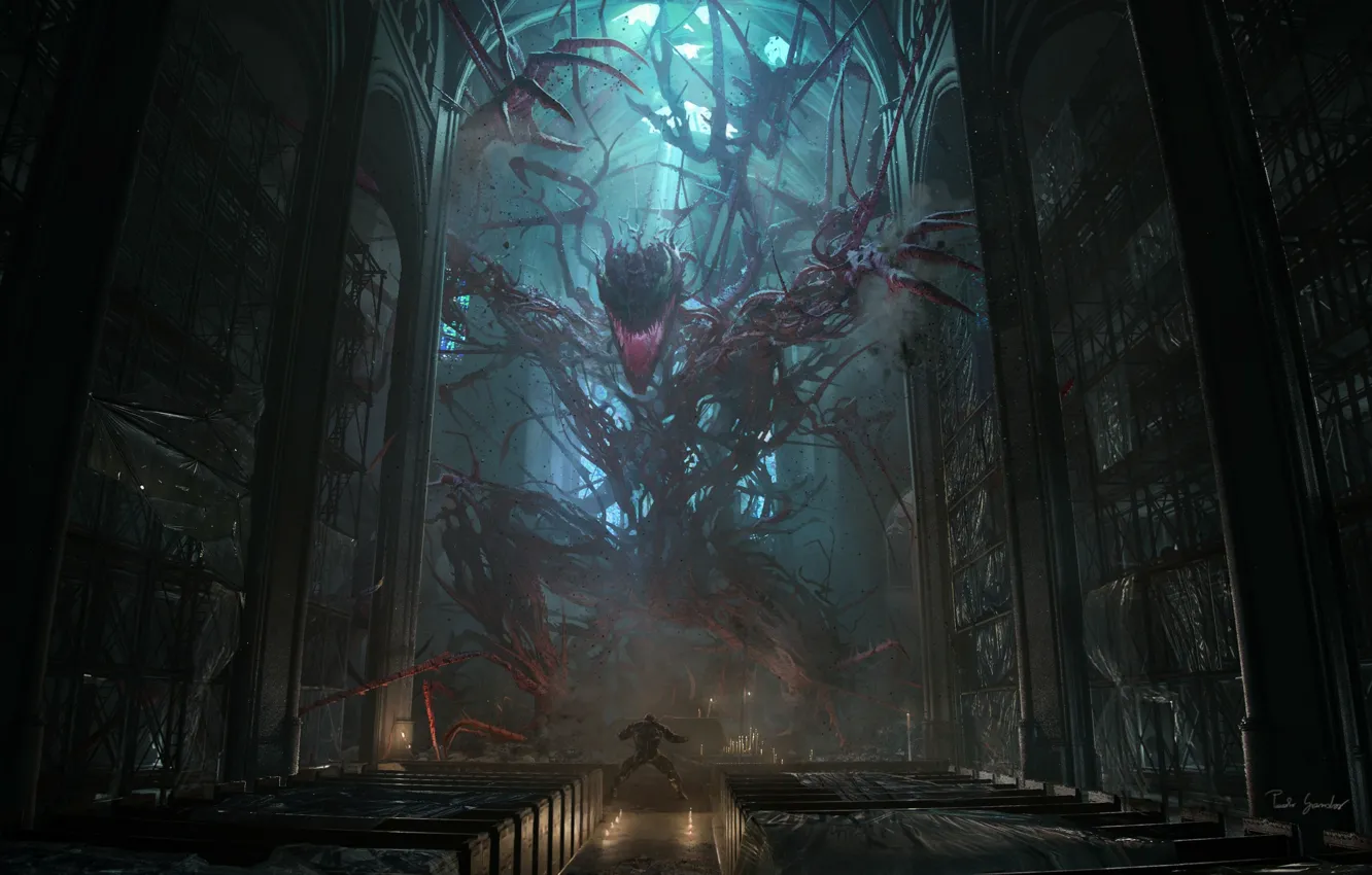 Photo wallpaper Marvel Comics, Venom, Carnage, Paolo Giandoso