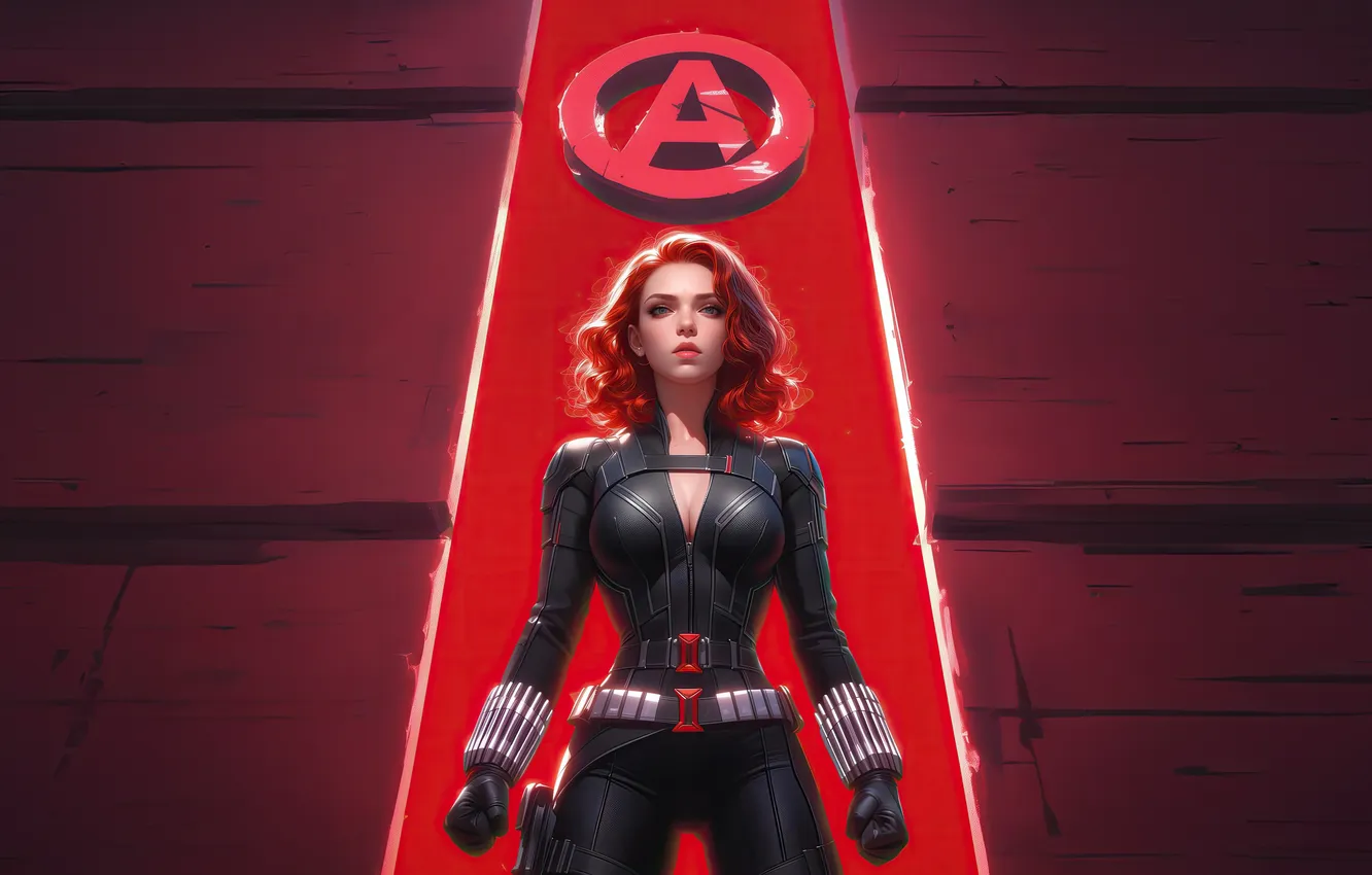 Photo wallpaper Superheroes, science fiction, Black Widow