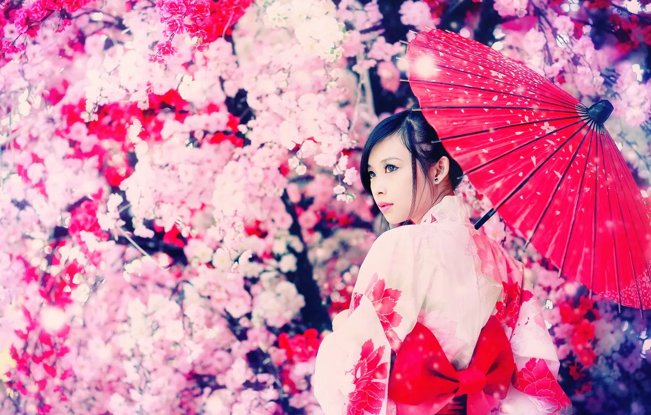 Photo wallpaper beautiful, beauty, asian, charm