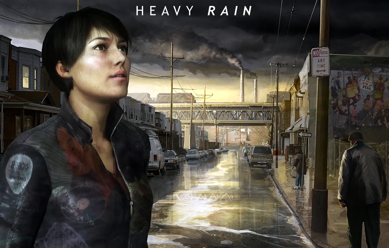 Photo wallpaper Heavy Rain, PS3, DLC, Madison Paige, Madison Paige, Taxidermist