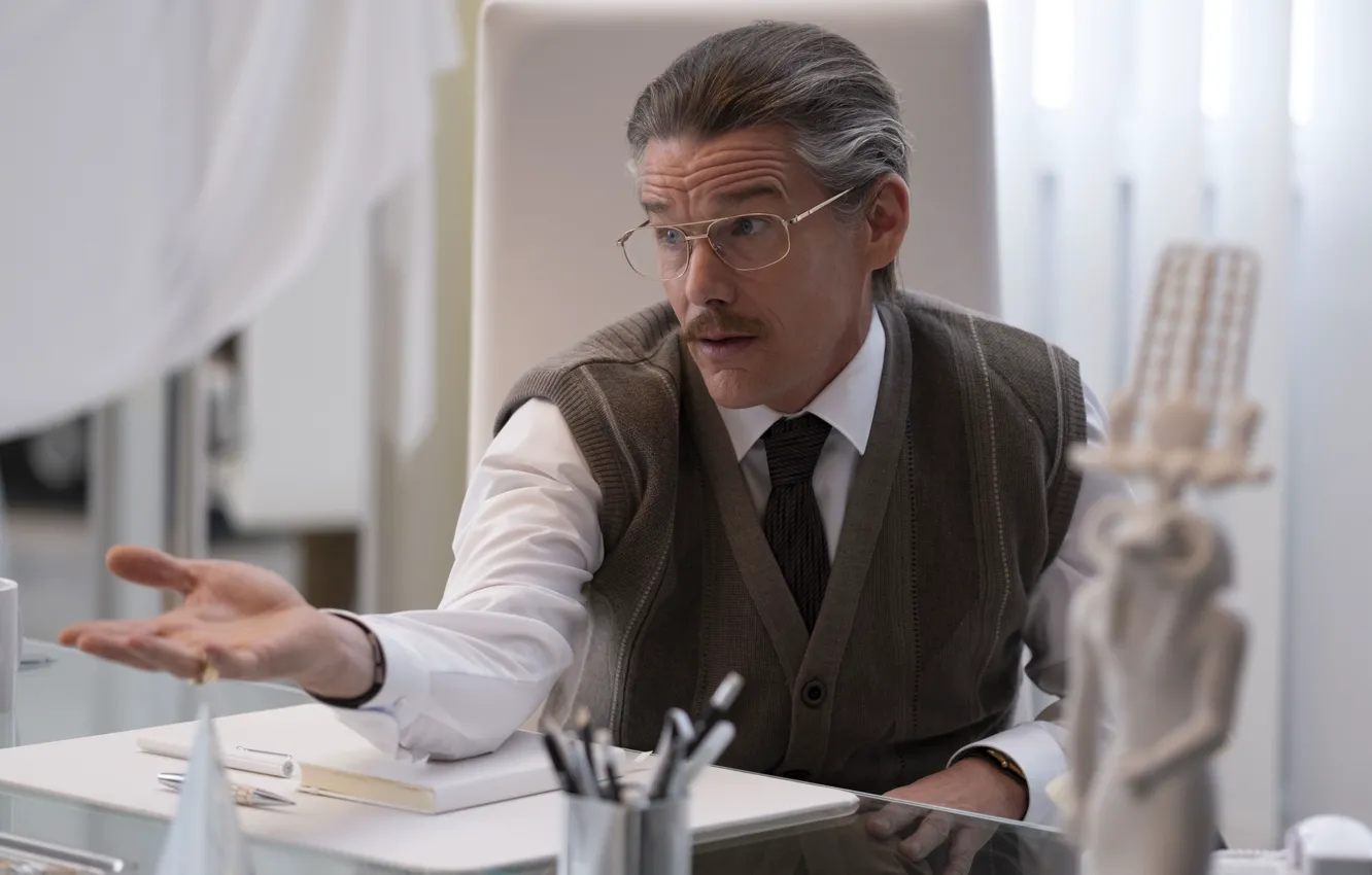 Photo wallpaper Ethan Hawke, Moon Knight, Marvel Studios, Arthur Harrow