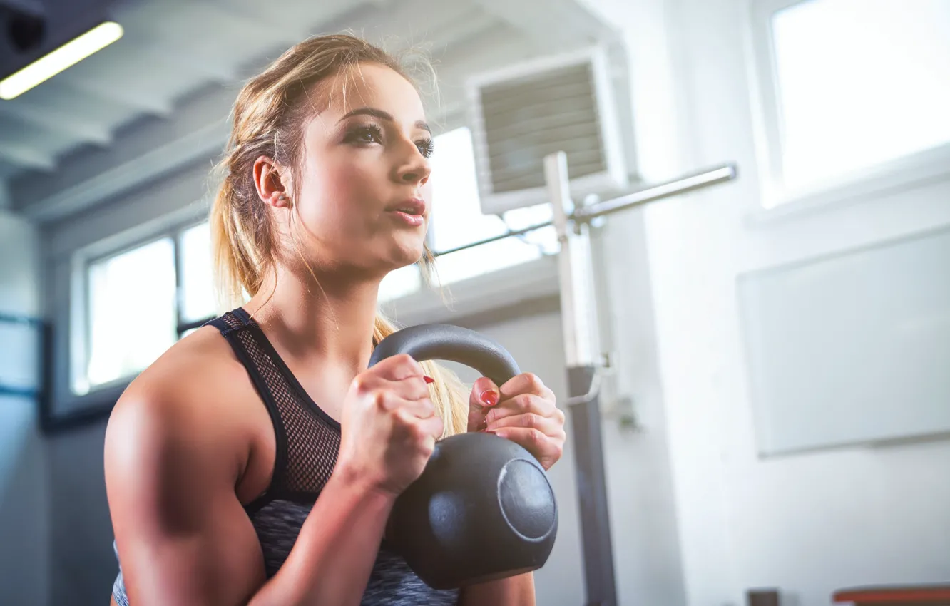 Photo wallpaper pose, figure, fitness, weight, pose, workout, workout, fitness