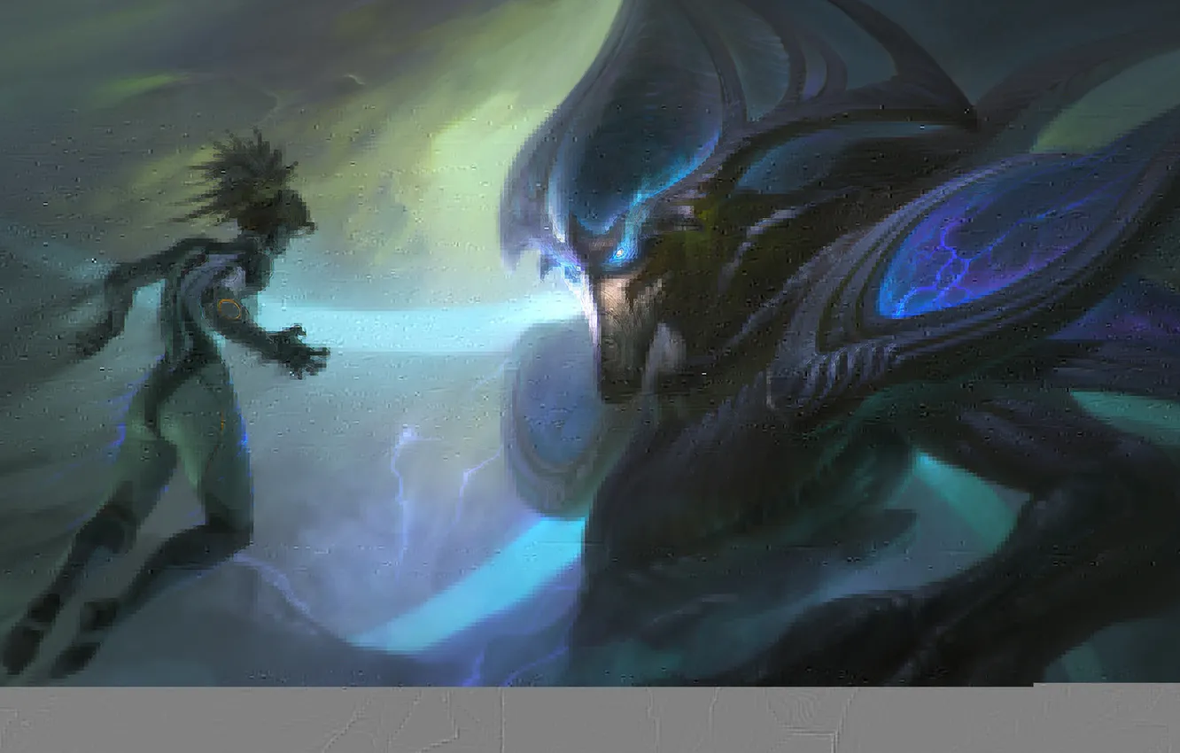 Photo wallpaper fiction, art, starcraft, zerg, sarah kerrigan, Kerrigan