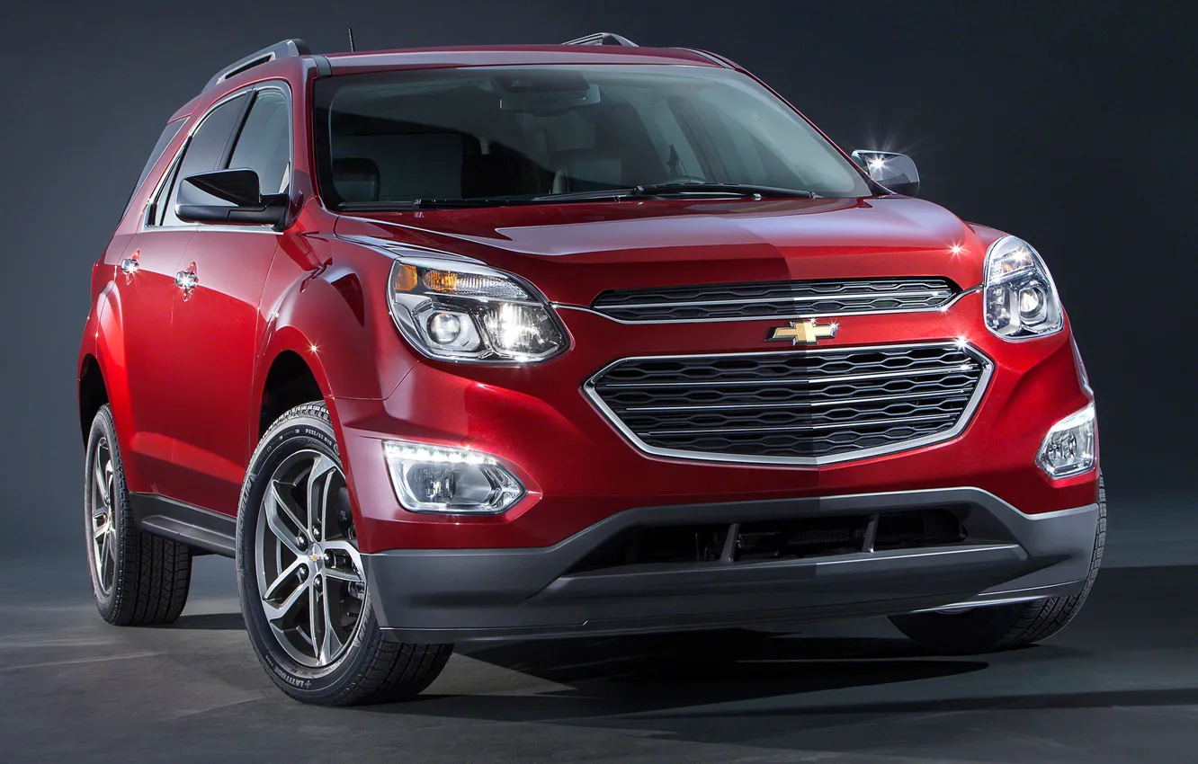 Photo wallpaper Chevrolet, red, crossover, LTZ, Equinox, 2016