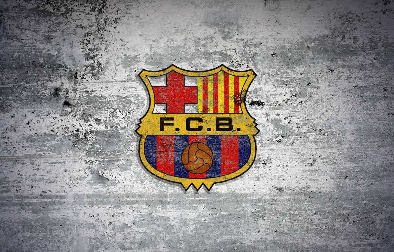Photo wallpaper logo, club, team, emblem, Leopard, FC Barcelona, FC Barcelona, Barca