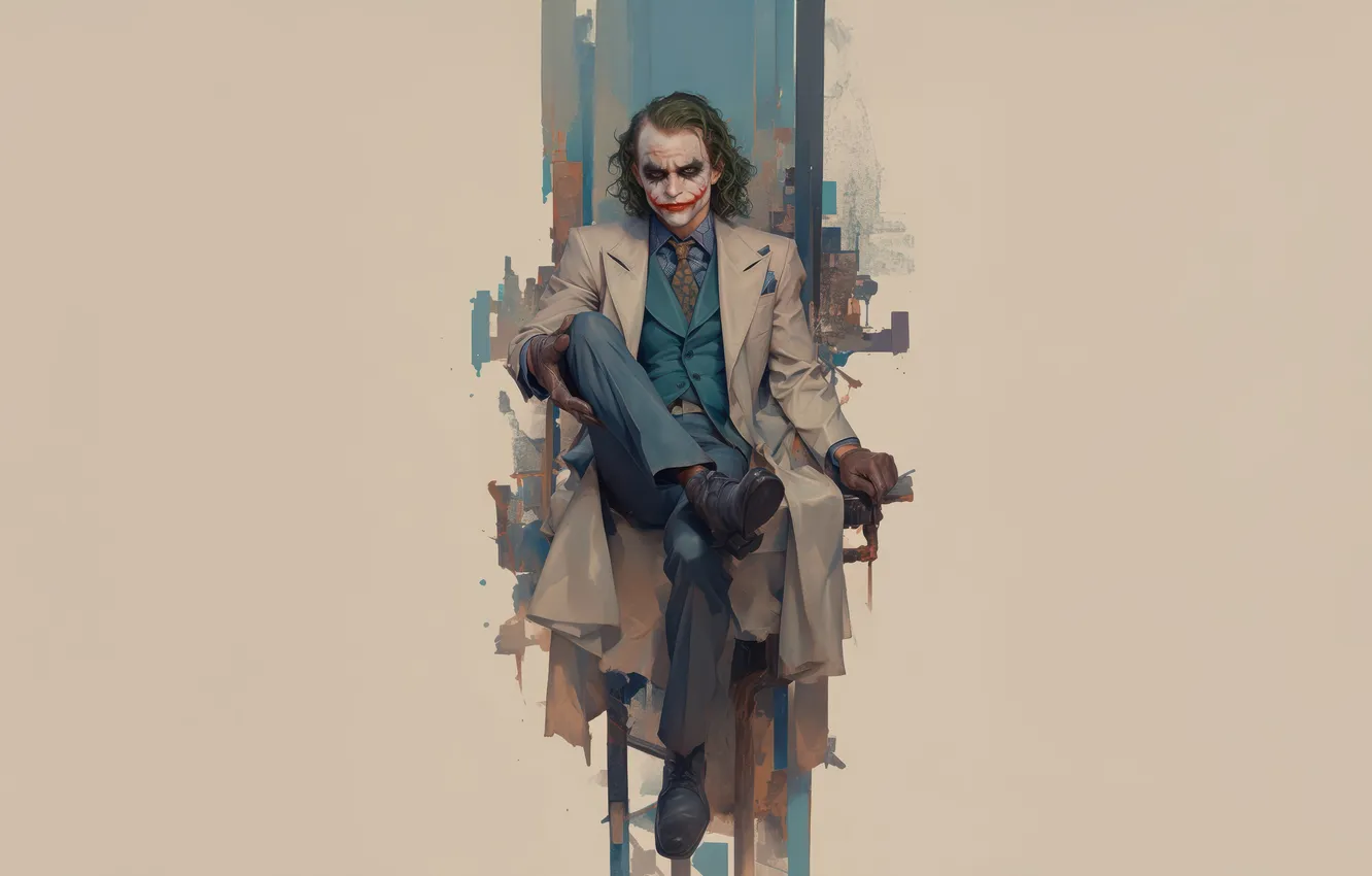 Photo wallpaper Joker, Booted, Suited