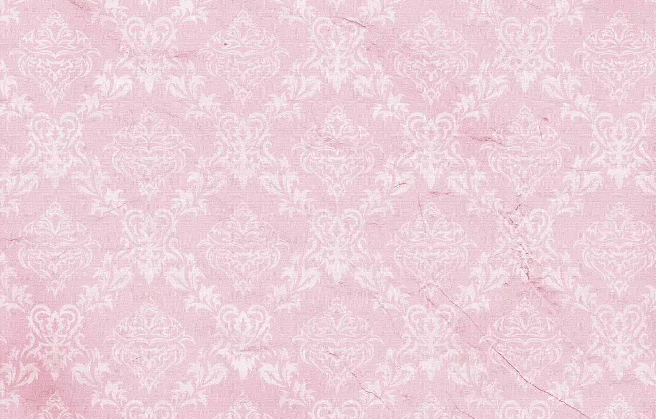 Photo wallpaper retro, pattern, texture, pink