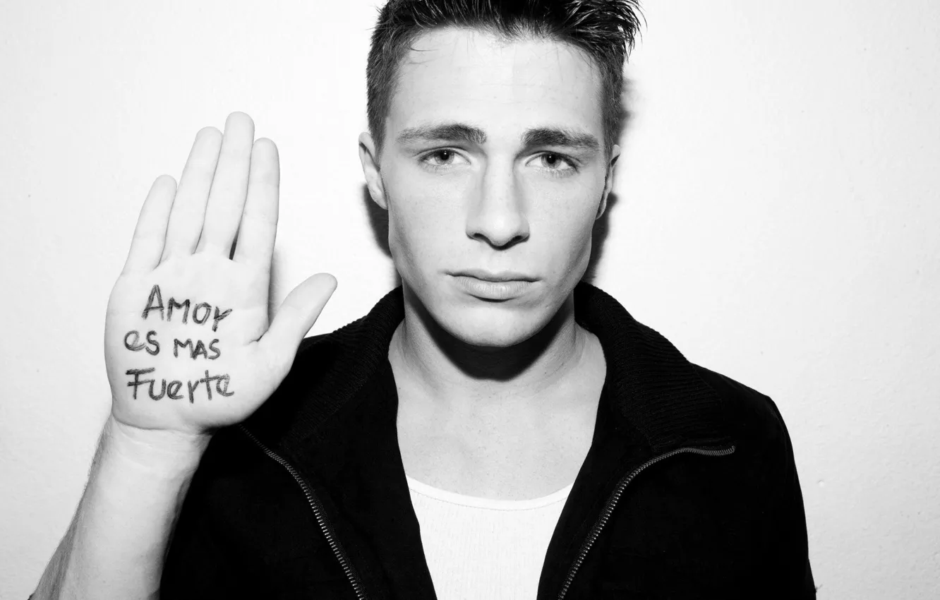Photo wallpaper actor, male, guy, palm, Colton Haynes