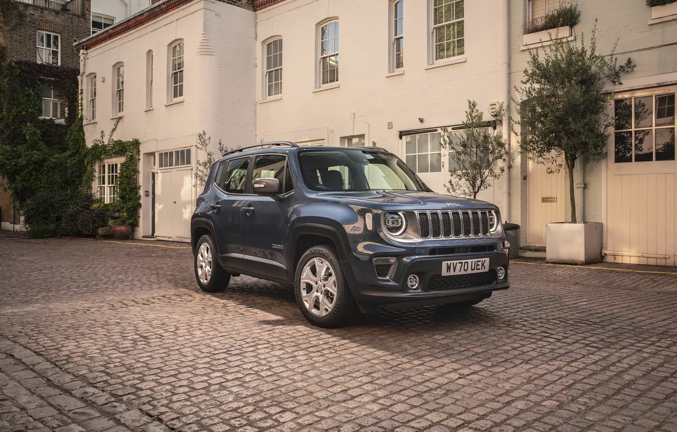 Photo wallpaper the building, Jeep, Limited, Renegade