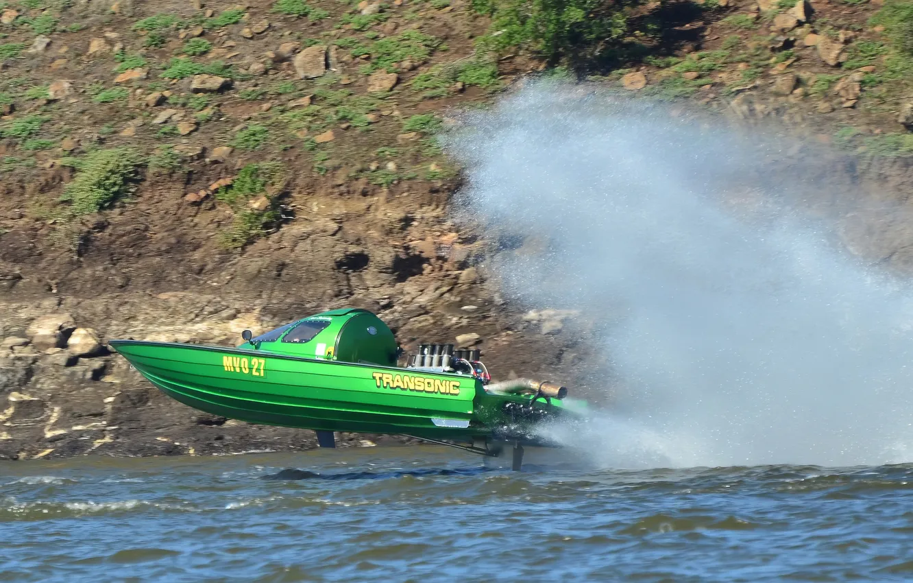 Photo wallpaper race, boat, speed